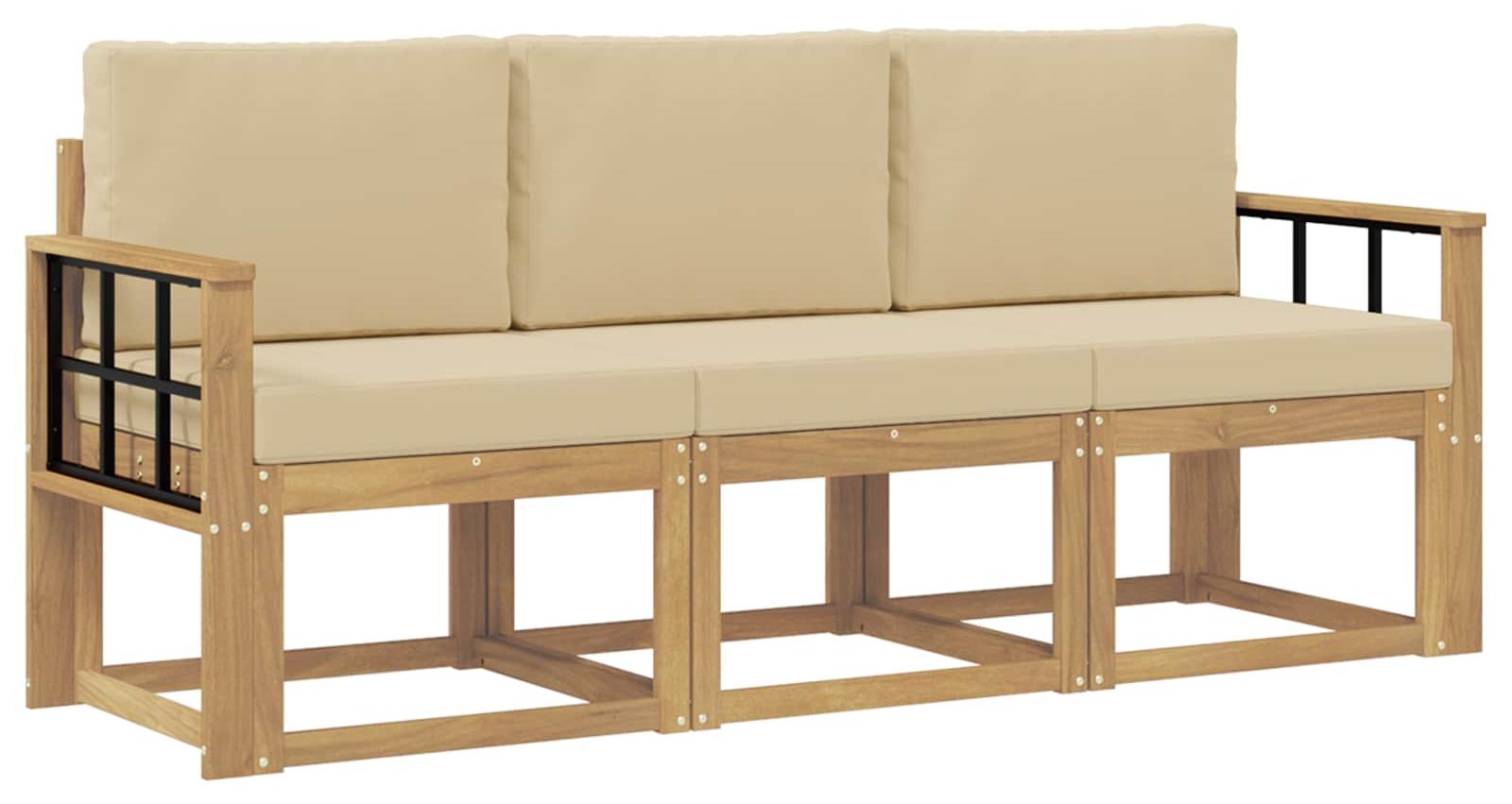 Outdoor-Sofagarnitur 3 pcs