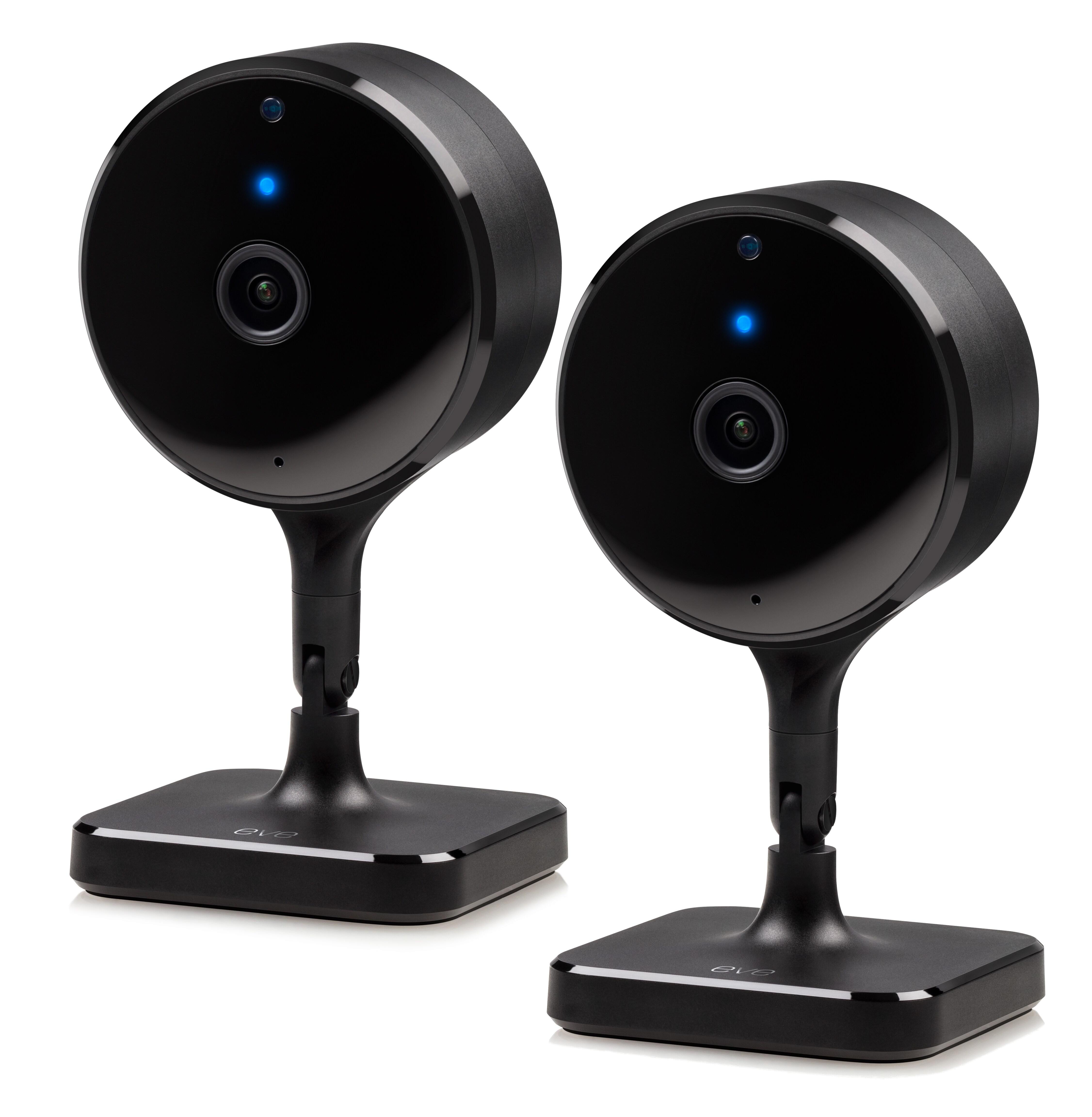 Eve Cam - Smarte Innenkamera mit Apple HomeKit Secure Video Technologie Doppelpack
