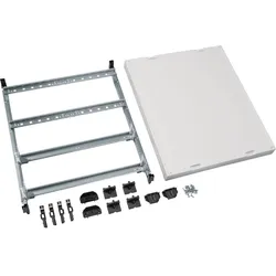 Hager UD42A1N Baustein, universN, 600x500mm, für Reihenklemmen waag., 1Hutschiene verstellbar