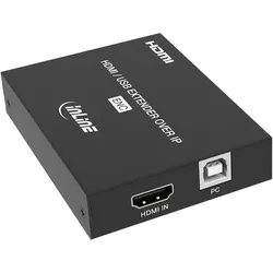 Aten Przełącznik Altusen InLine KVM Extender over IP, HDMI Full-HD, 150m, Sender (TX), KVM Switch, Schwarz