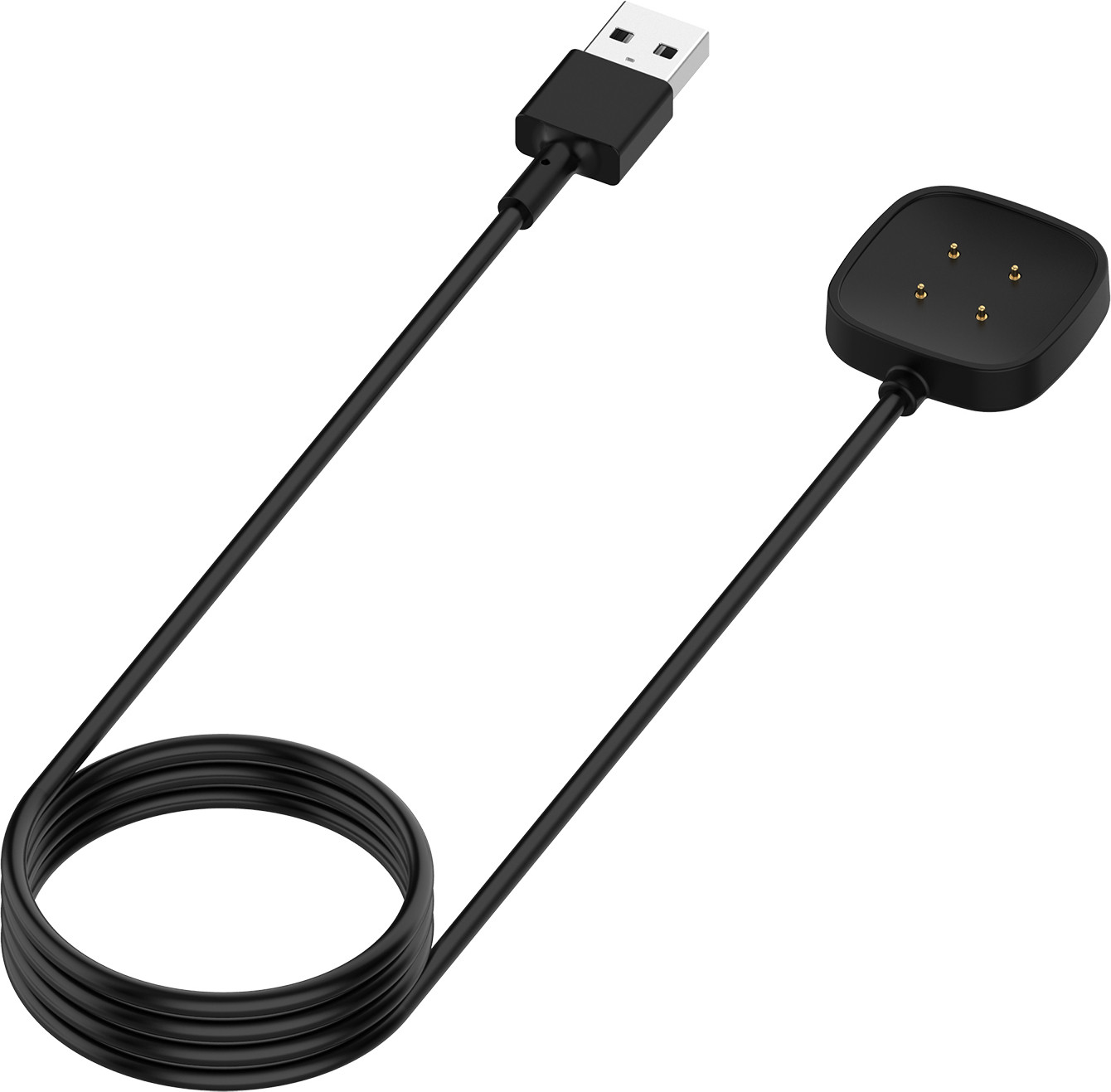 INF Fitbit Versa 4/Sense 2 magnetische oplaadkabel (officieel)