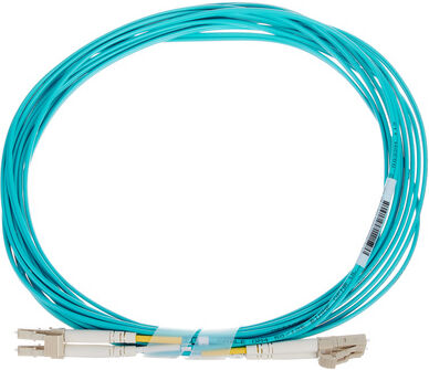 pro snake LWL cable OM4 5m LC Duplex Turquoise