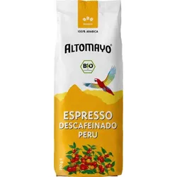 Altomayo Espresso entkoffeiniert ganze Bohne bio 250g