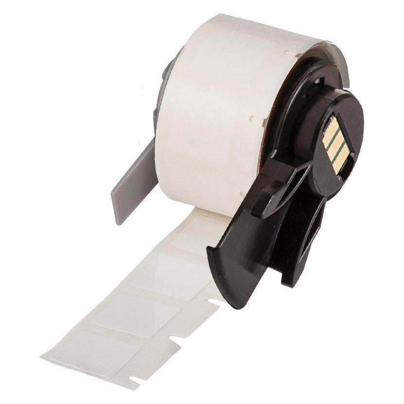 Brady M6-17-7351, Fälschungssicheres Vinyl, Weiss, satin, 25.40 x 12.70 mm, permanent (500 E.) (M6-17-7351)