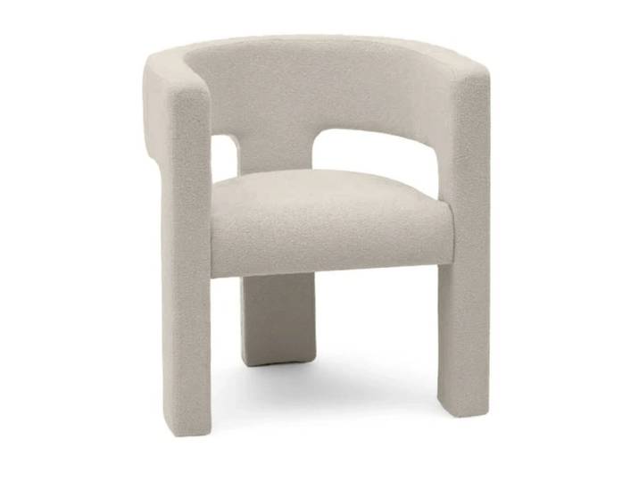 Beige-grauer Designer-Sessel ALPAH E