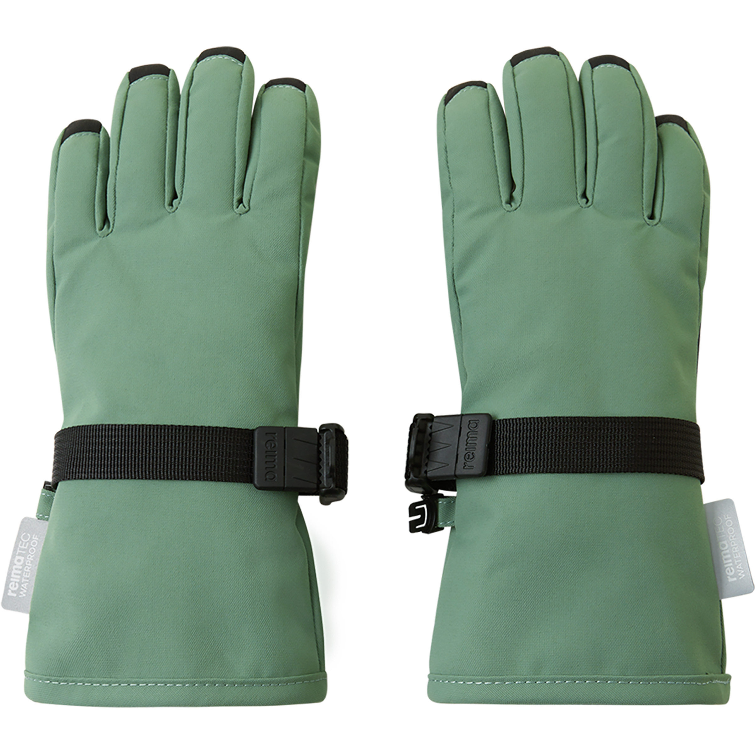 reima Tartu Kinder Fingerhandschuhe gruen Größe 7 Trekking Winddicht Wasserabweisend