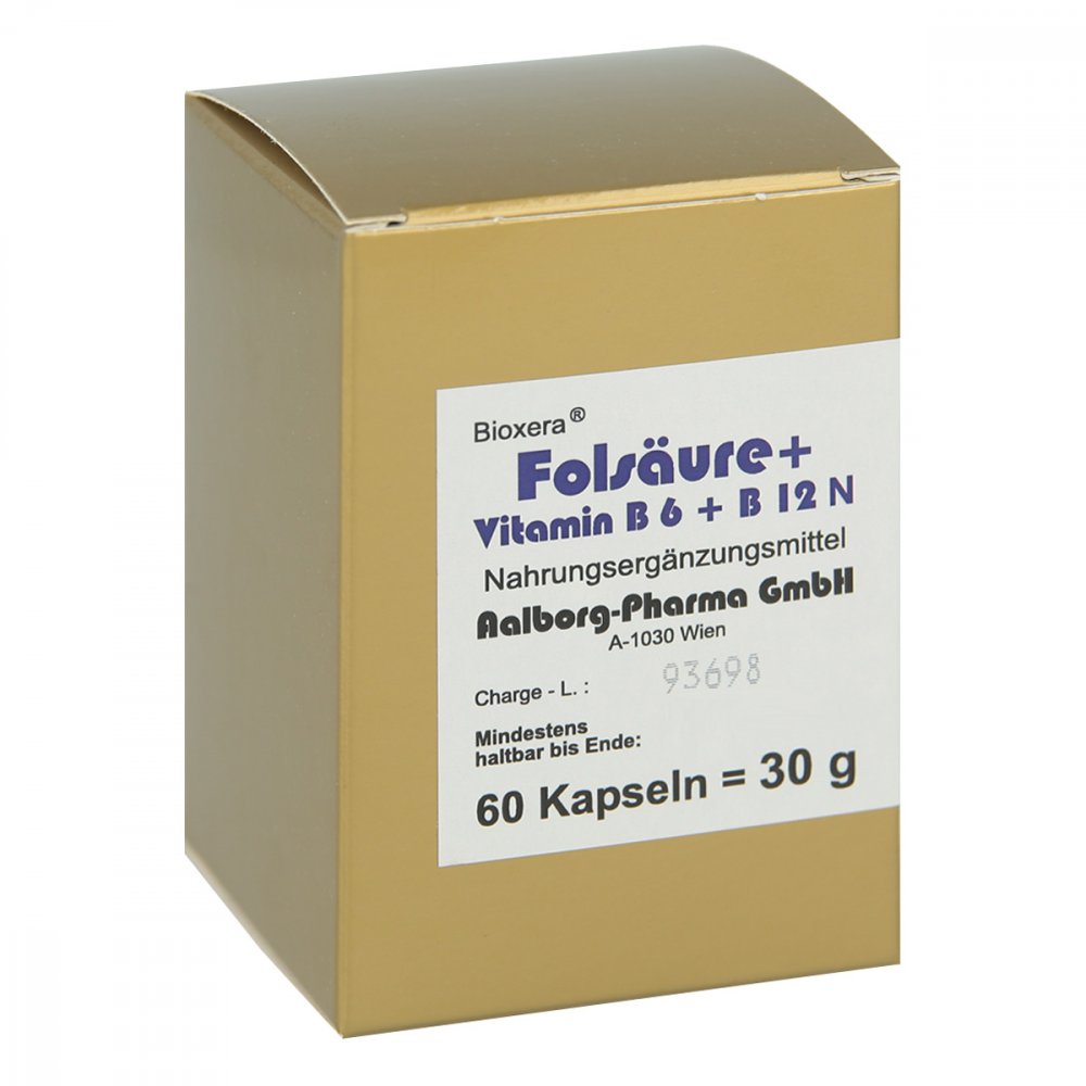FBK-Pharma GmbH Folsäure+Vitamin B6+B12 Komplex N Kapseln 12569001