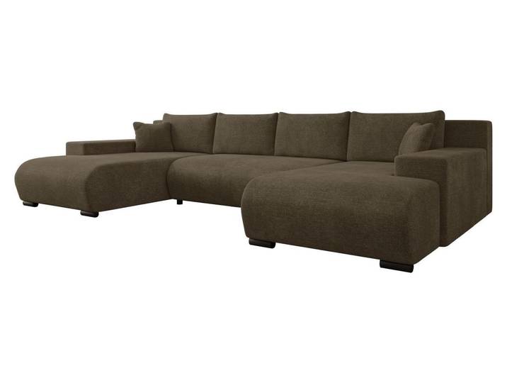 MIRJAN24 Ecksofa Nojan, Wohnzimmer Eckcouch mit Bettkasten und Schlaffunktion, U-Form (Farbe: Wave 09)