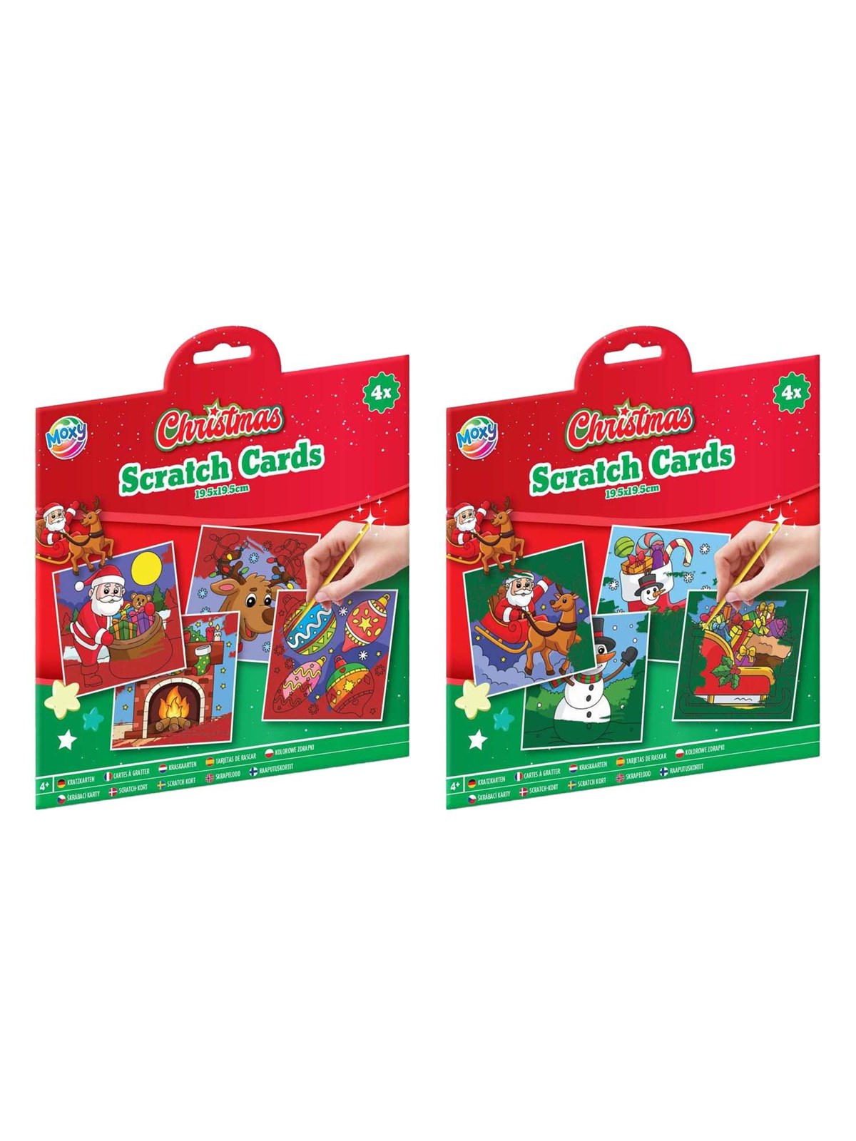 Creative Craft Group Xmas 4 Scratch Cards