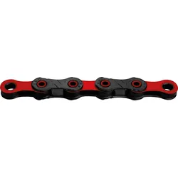 KMC Kette DLC12 12-fach schwarz/rot