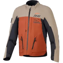 Alpinestars AMT-8 Stretch Drystar XF Motorradjacke walnut-rust - XL
