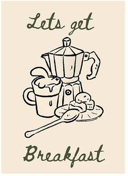 Inspired Living Coffee Diver Coffee Wall Art Canvas Print For Kitchen And Coffee Bar 10 40x60cm Unframed