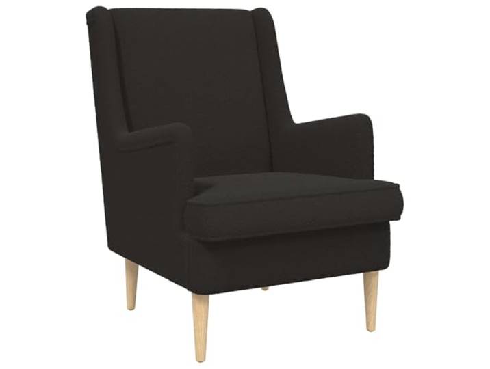 Makastle Sessel Schwarz Bouclé