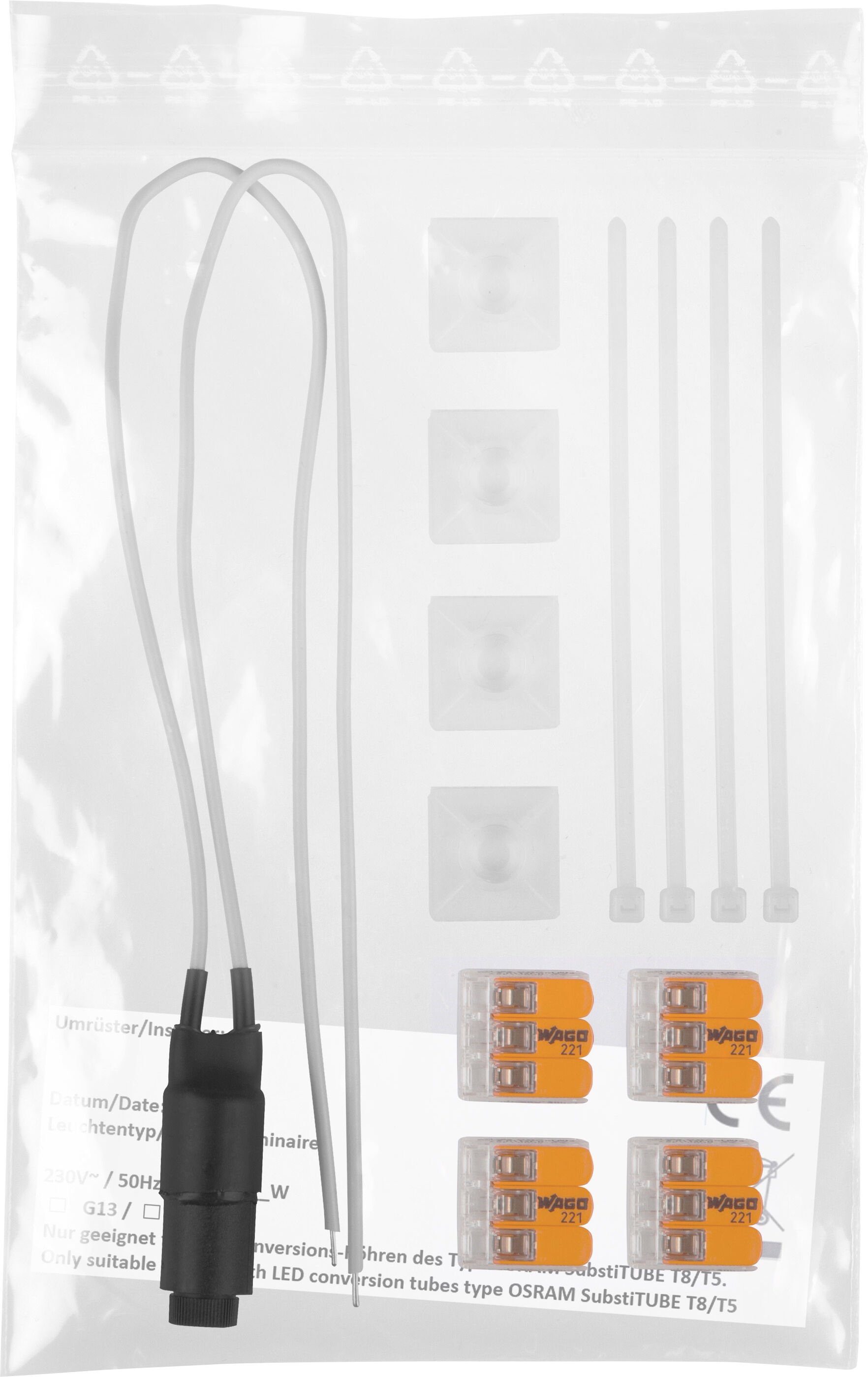 Ledvance Led-Röhren-Umrüstsatz 1 Lampe