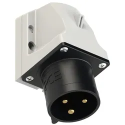 PCE 523-7 CEE-Wandgerätestecker 32A 3p 7h IP44 5237