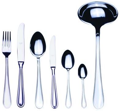 Mepra Norma Flatware Set - 39 Pieces - Stainless Steel