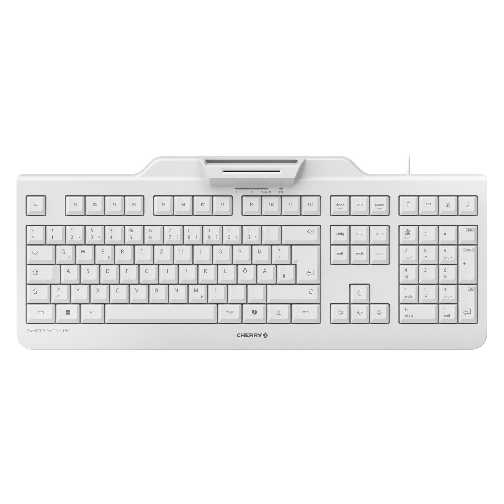 Cherry Smart Board 1150 KB RSFlat white (DE, Kabelgebunden) (JK-A1150DE-0)
