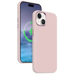 MagSafe-Hülle Crong Color Cover LUX - MagSafe für iPhone 15 Plus (rosa)
