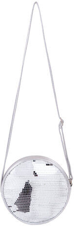 Tasche "Discokugel", silber