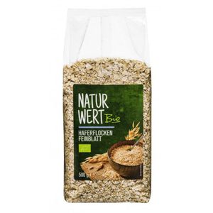 NaturWert Haferflocken Feinblatt, BIO, aus dem vollen Haferkorn, 500 g