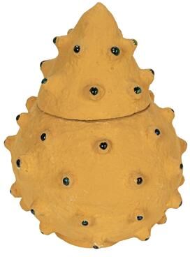 Storied Home "Paper Mache Canister - 12.0""L x 12.0""W x 16.0""H"