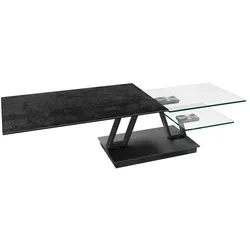 Akante Couchtisch Naxos Keramik Silber Titan