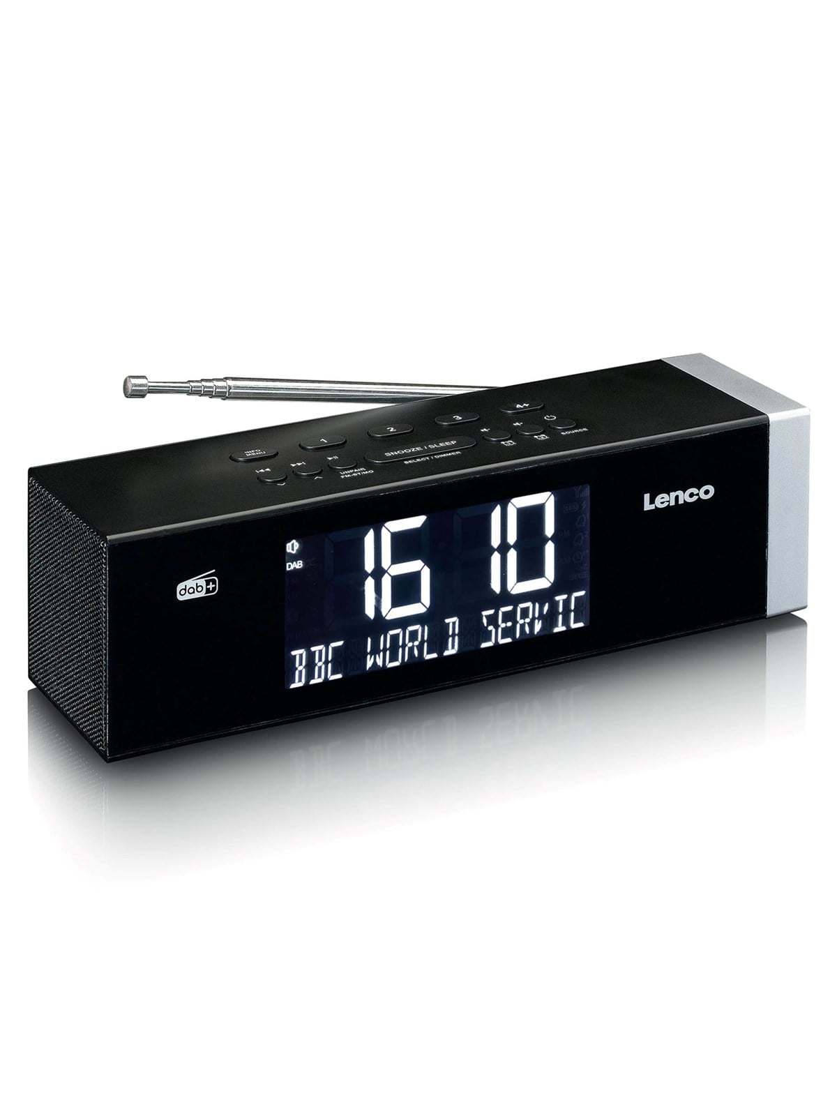 Lenco CR-640 - Clock Radio - Black - DAB/DAB+/FM - Stereo