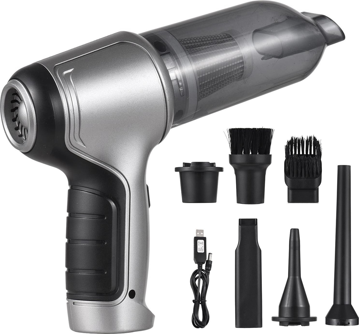 Cocosity Draadloze Mini Handstofzuiger voor Auto's met Luchtblazer, 19000Pa, USB-oplaadbaar