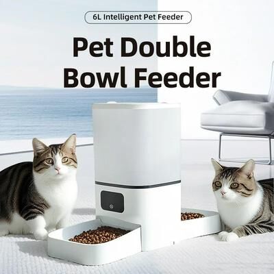 Uplift Essentials 6L Smart Automatic Pet Feeder With Tuya App Control 6L Smart Automatic Pet Feeder With Tuya App Control