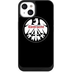 Nivocase Handyhülle für Apple iPhone 13 Hülle NIVOpure Case Schwarz Eintracht Frankfurt Offizielles (Apple iPhone 13), Smartphone Hülle, Schwarz
