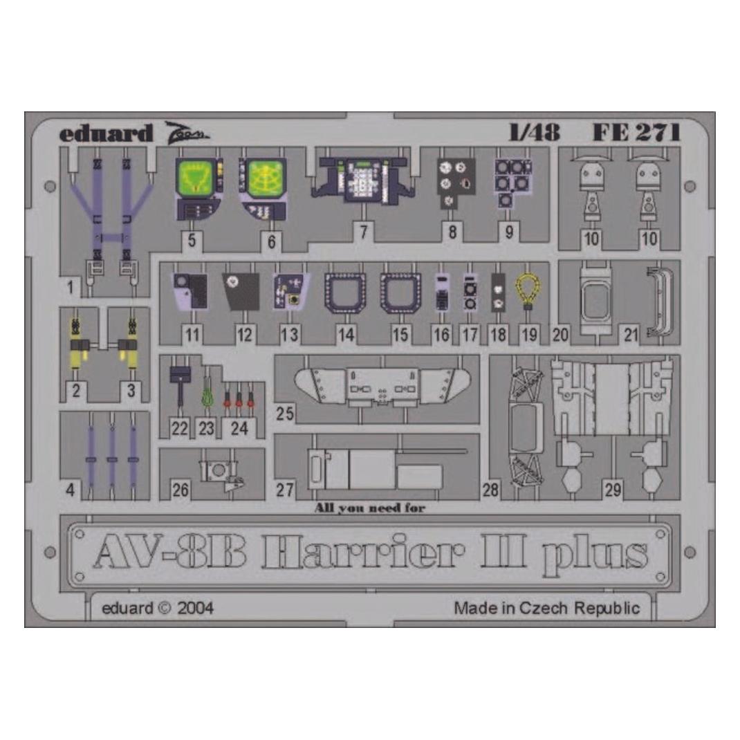 Eduard AV-8B Harrier II Plus (49271)