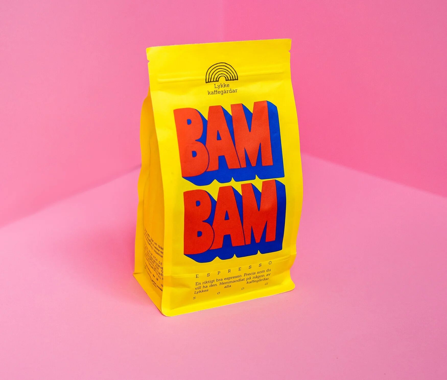Tchibo - Lykke - BAM BAM Espresso - 500 g Ganze Bohne - Intensität: 4/6