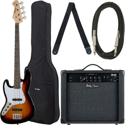 Harley Benton JB-20 SB LH Bundle 3
