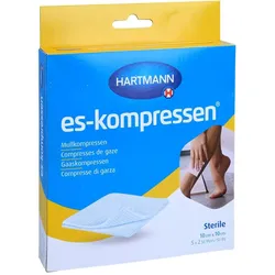 ES-Kompressen steril 10x10 cm 8fach 17f dig