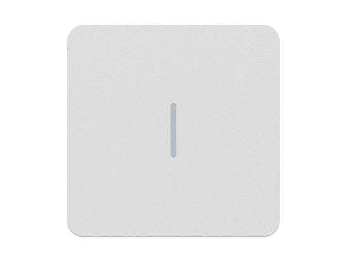 Max Hauri Druckschalter/-taster Frontlinse Frontplatte weiss