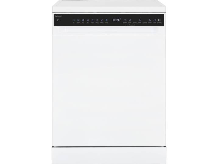 EXQUISIT Standgeschirrspüler GSP9616-450B weiss , Energieeffizienz: B, weiß, B:59,8cm H:84,5cm T:59cm, Geschirrspüler, 16 Maßgedecke & flüsterleise 44 dB – stark und angenehm ruhig, Standgeschirrspüler