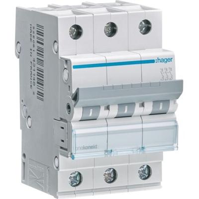 Hager LS-Schalter 3polig, C-20A, 6kA