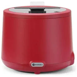 Hendi Suppenkessel UNIQ,, designed by Robert Bronwasser, 8L, Rot, 220-240V/500W, Ø365x(H)325mm, Speisewärmer, Rot