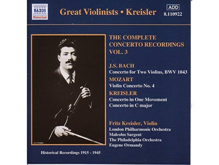 Fritz Kreisler - Great Violinists