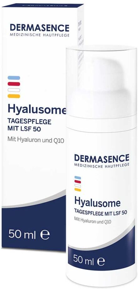 Dermasence Hyalusome Tagespflege Mit LSF 50 50ml