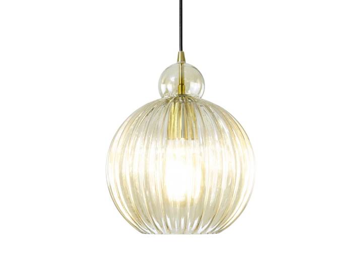 Suspension en verre et métal