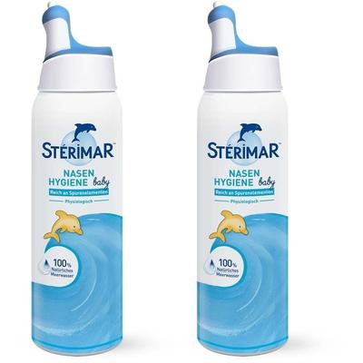 2x Sterimar Nasenhygiene Baby Nasenspray 2x100 ml