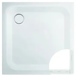 Bette Ultra Rechteck-Duschwanne 8600, 90x60x2,5 cm weiß mit MinimumTräger, 8600-000T1 8600-000T1