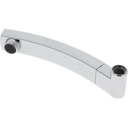 Comet Duschauslauf mit Rohrknie Serie Capri Kompakt 16 cm chrom