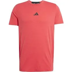 ADIDAS Herren Shirt Designed for Training Workout, Größe L in Rot Rot