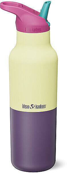 KLEAN KANTEEN Trinkflasche Rise Classic with Flip Seal Sport Cap isoliert 473ml pink B