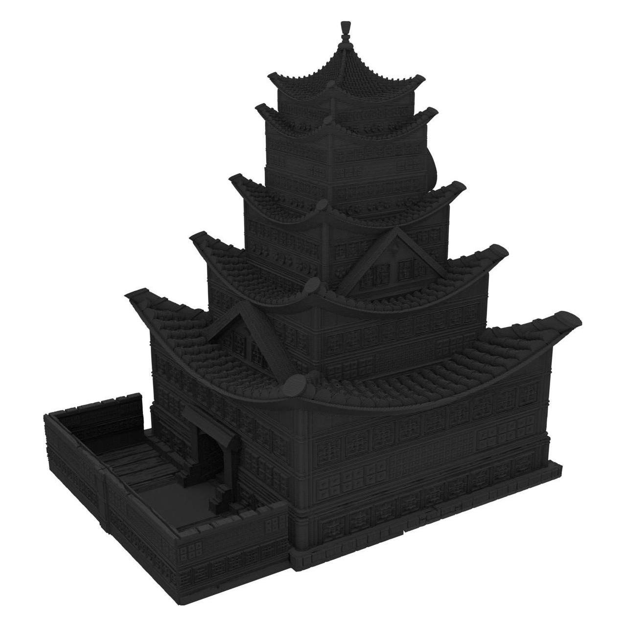 Feldherr Fates End Würfelturm Pagode orange 3D-gedruckt, zerlegbar (Kunststoff) (377182)