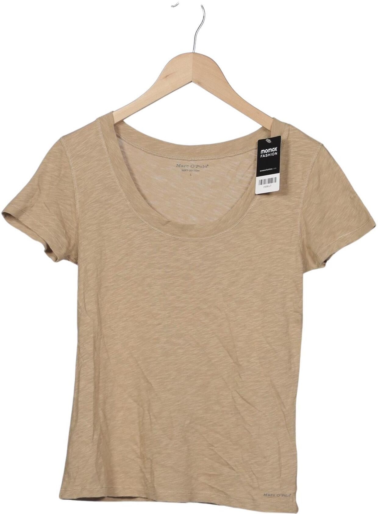 Marc O' Polo T-Shirt, Beige, Gr. L, Baumwolle - Second Hand