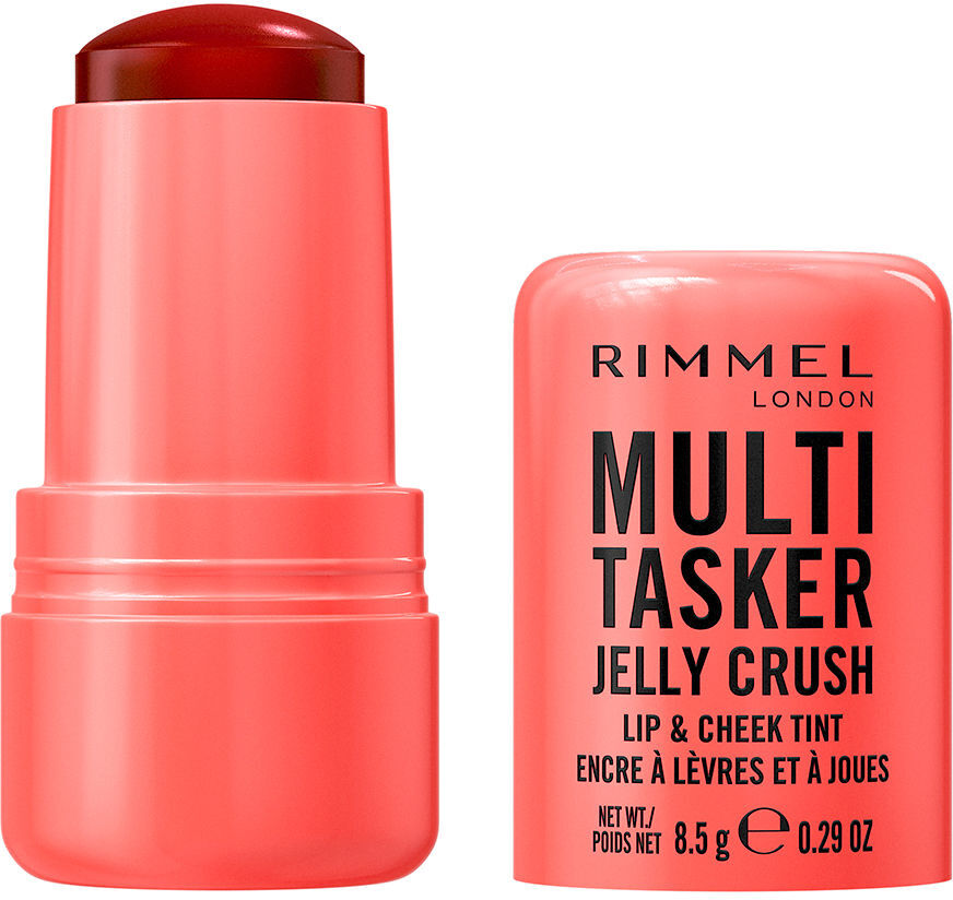 Rimmel London Bâton de blush et de rouge à lèvres Multitasker Jelly Crush #300-Peachy Punch
