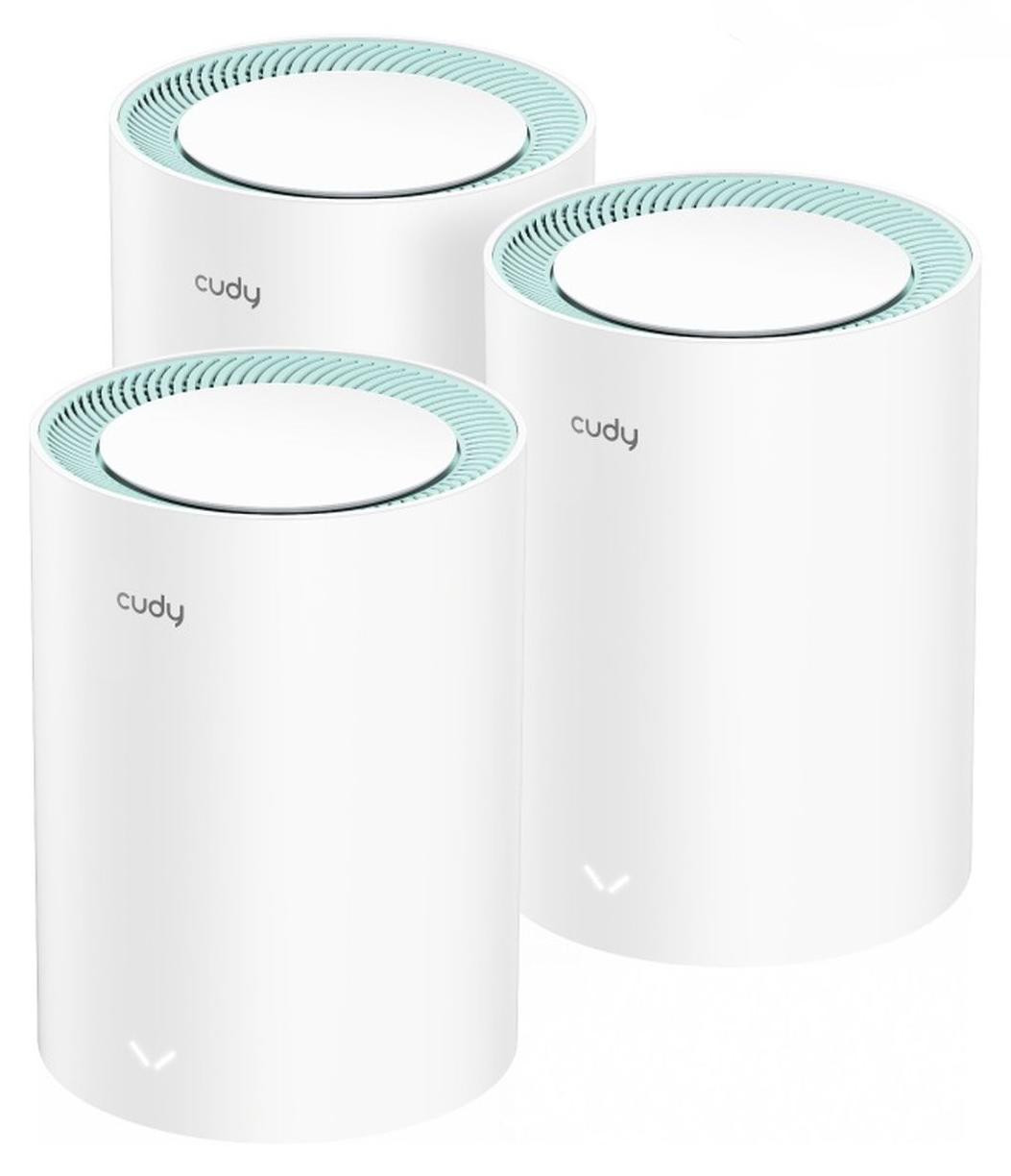 Cudy M1300 AC1200 Wi-Fi Mesh-oplossing 3-pack Gigabit